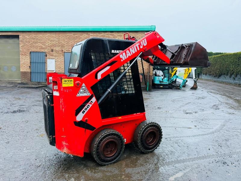 MANITOU 850R SKIDSTEER*C/W BUCKET*ONLY 640 HOURS*YEAR 2022*VIDEO*