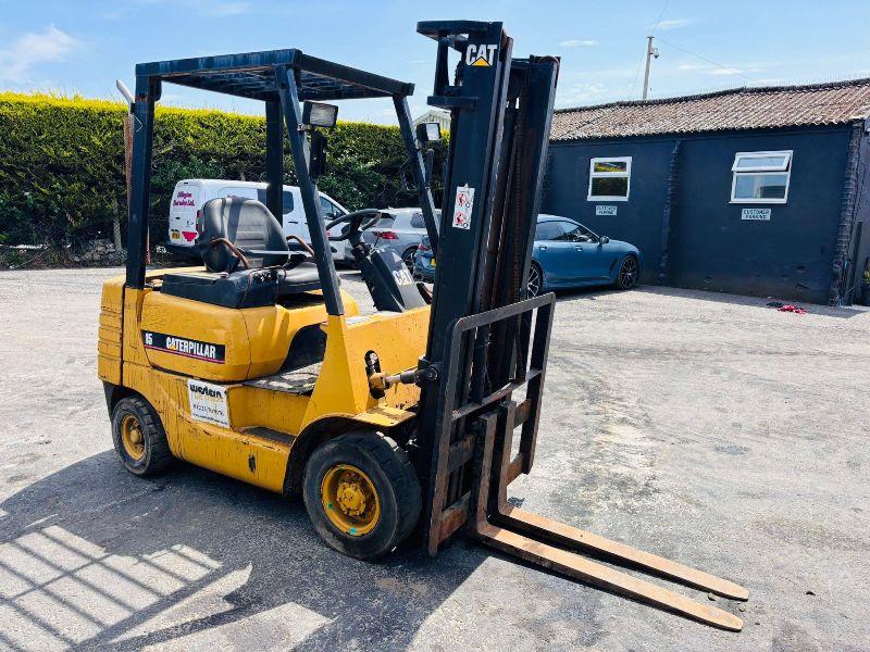CATERPILLAR DP15 FORKLIFT*SPARES AND REPAIRS*VIDEO*