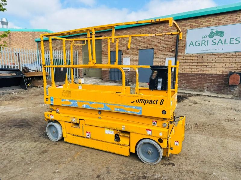 HAULOTTE COMPACT 8 SCISSOR LIFT*YEAR 2015*SPARES AND REPAIRS*VIDEO*