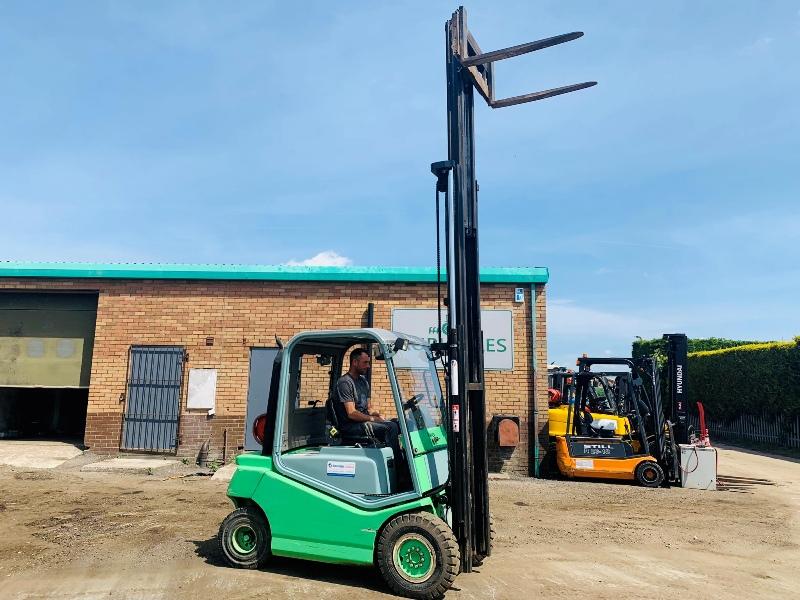 CESAB DRAGO 250E GAS FORKLIFT*C/W SIDESHIFT*VIDEO*