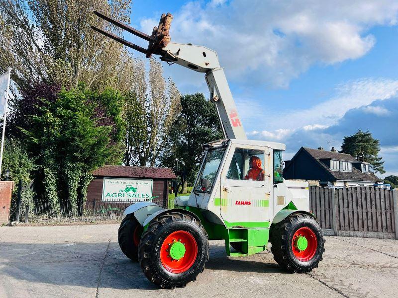 CLAAS 516 4WD TELEHANDLER C/W JOYSTICK CONTROL & PALLET TINES *VIDEO* 