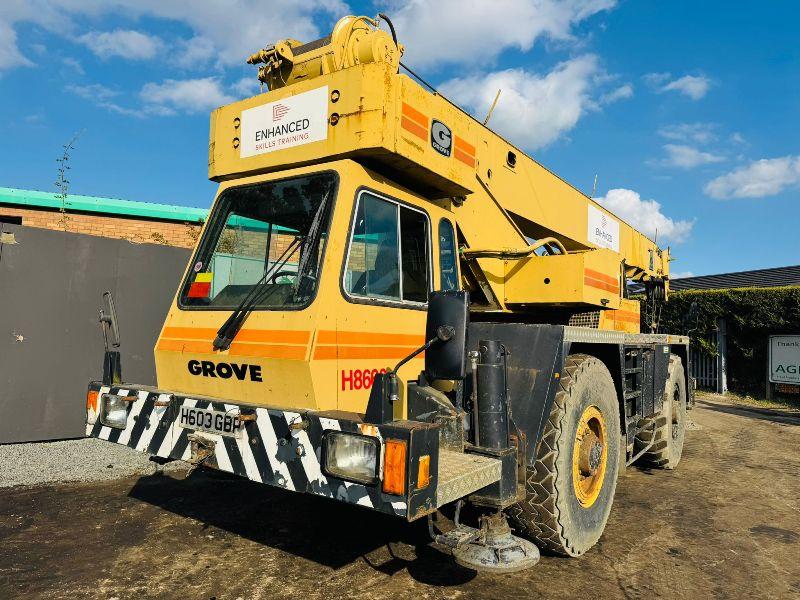 GROVE AT633B MOBILE CRANE*C/W 4X SUPPORT LEGS*VIDEO*