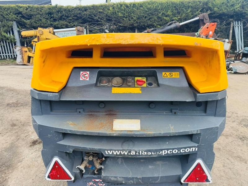 ATLAS COPCO XAS67 AIR COMPRESSOR*C/W KUBOTA ENGINE*YEAR 2015*VIDEO*