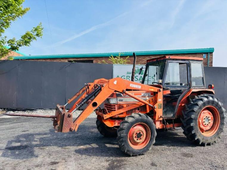 KUBOTA L4150 4WD LOADER TRACTOR (STOPS DRVING WHEN PUMP GETS WARM)*VIDEO*