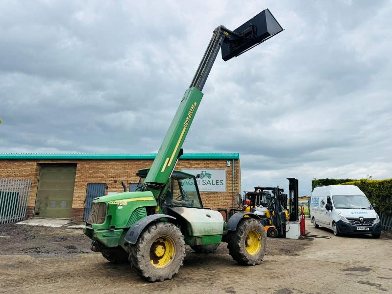 JOHN DEERE 3400 TELEHANDLER*C/W BUCKET*VIDEO*
