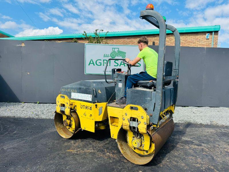 BOMAG BW120AD-3 DOUBLE DRUM VIBRATING ROLLER*C/W ROLL BAR*VIDEO*