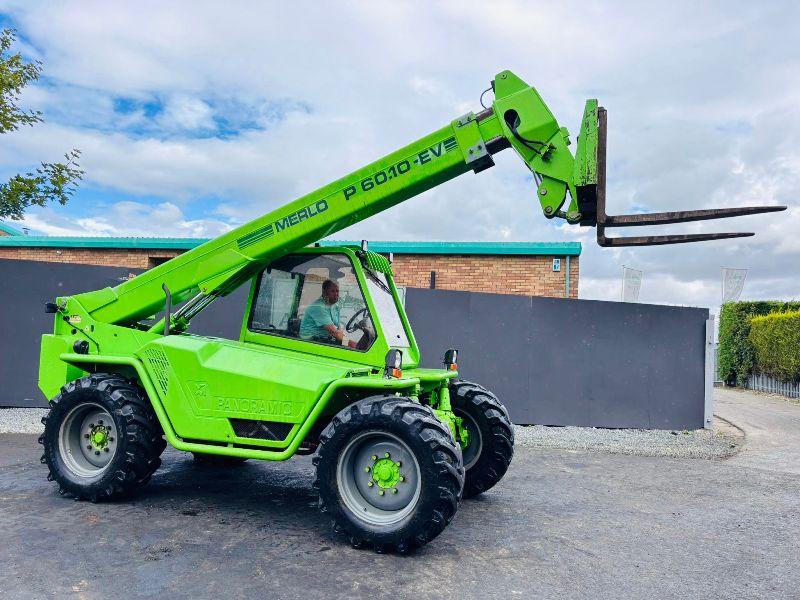 MERLO P60.10 EV TELEHANDLER*C/W PALLET TINES*VIDEO*