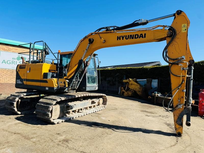 HYUDAI HX140L C EXCAVATOR*C/W BLOCK PADS*YEAR 2020*VIDEO*