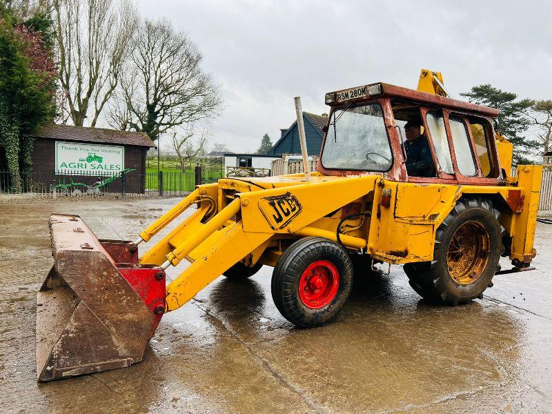 JCB 3C BACKHOE DIGGER C/W FULLY GLAZED CABIN *VIDEO*