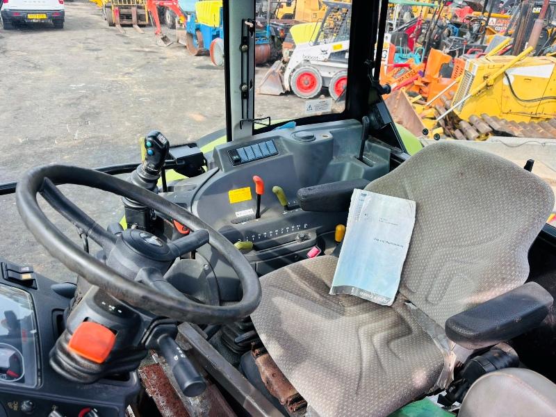 CLAAS AXOS 320 CX*C/W FL100 FRONT LOADER*ONLY 702 HOURS*YEAR 2010*VIDEO*