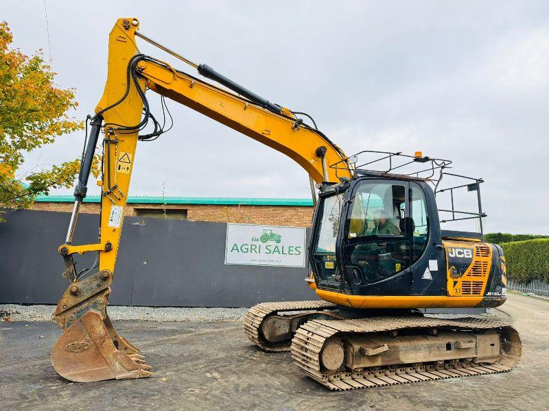 JCB JS130LC TRACKED EXCAVATOR*C/W BUCKET*YEAR 2012*VIDEO*