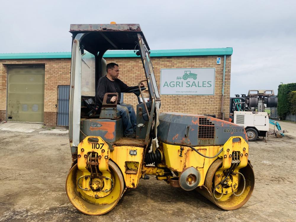 BOMAG BW138AD VIBRATING DRUM ROLLER*C/W DEUTZ ENGINE*VIDEO*