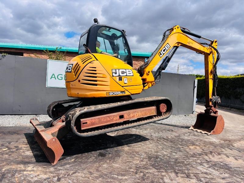 JCB 8085 ECO EXCAVATOR*YEAR 2012*C/W BUCKET*VIDEO*