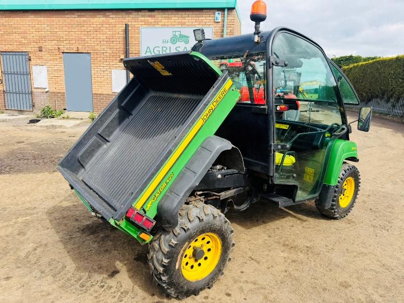 JOHN DEERE GATOR XUV FULL CAB* MANUAL TIP*VIDEO*