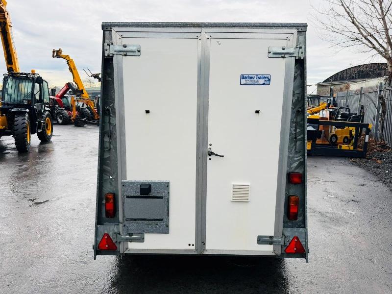 KNOTT TWIN AXLE BOX TRAILER*C/W FRONT AND REAR DOOR*VIDEO*