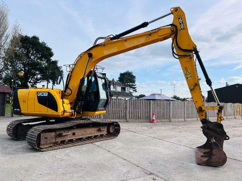JCB JS145 TRACKED EXCAVATOR *YEAR 2012* C/W QUICK HITCH & BUCKET *VIDEO*
