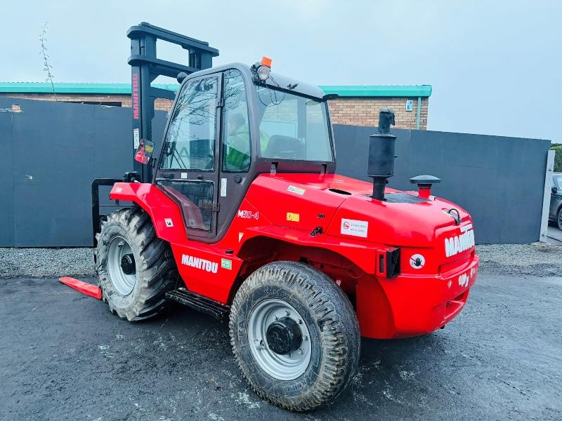 MANITOU M50-4 ROUGH TERRAIN FORKLIFT*C/W PALLET TINES*VIDEO*