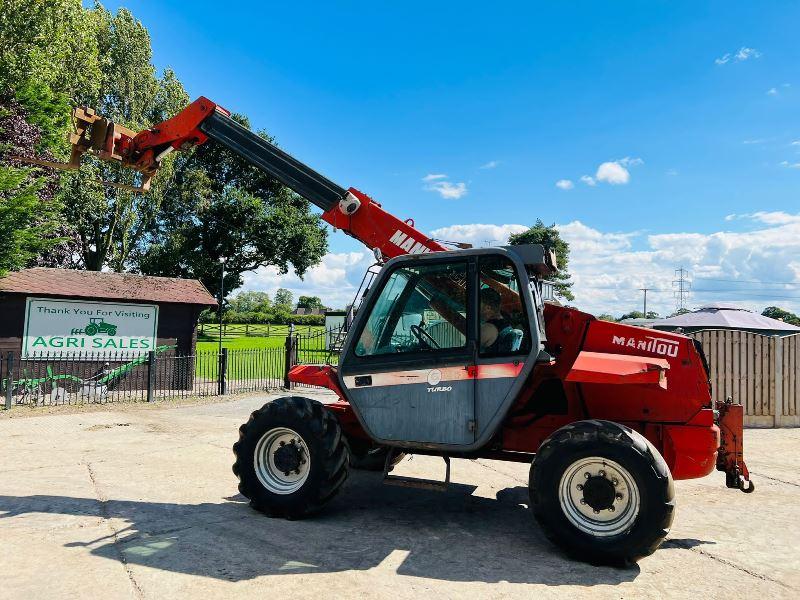 MANITOU MLT628T 4WD TELEHANDLER *AG-SPEC* C/W PICK UP HITCH *VIDEO*