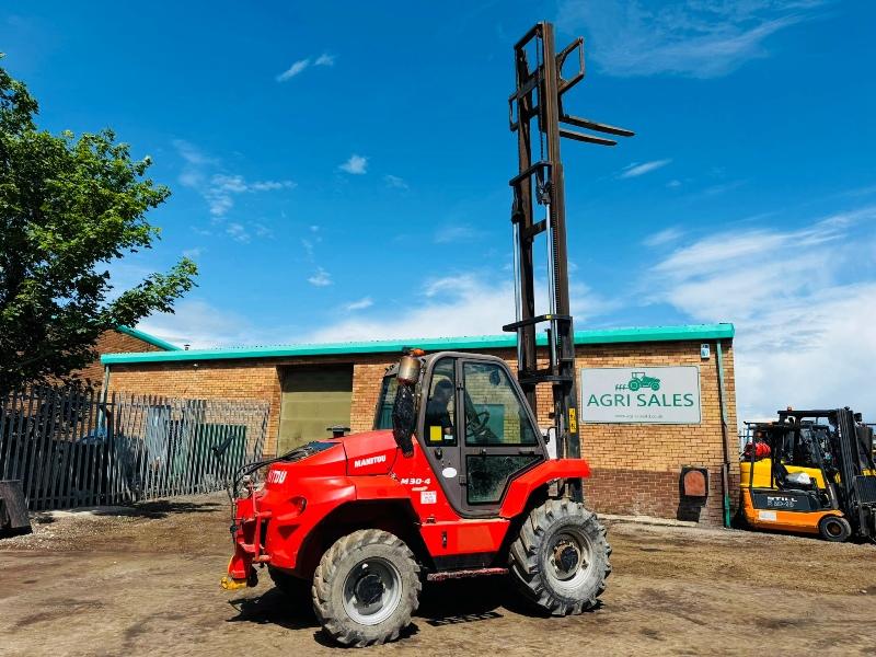 MANITOU M30-4 FORKLIFT*C/W PUH*YEAR 2015*8030 HOURS*VIDEO*