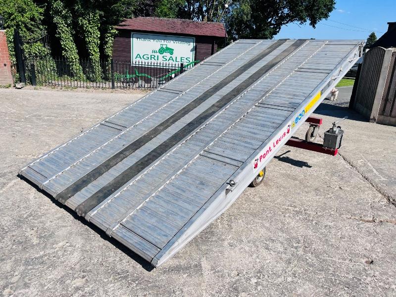 PORT LEVIS 10 TON MOBILE LOADING RAMP *VIDEO*