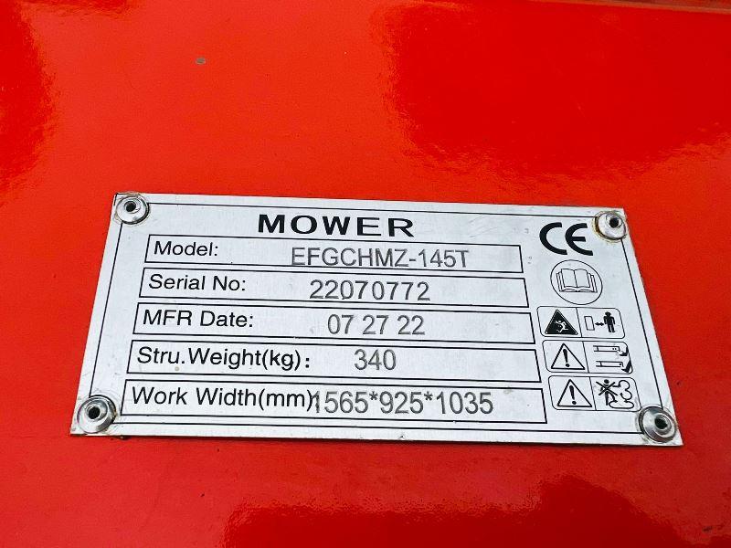 BRAND NEW SIROMER EFGCHMZ-145T FLAIL MOWER *YEAR 2023* C/W PTO SHAFT *VIDEO*