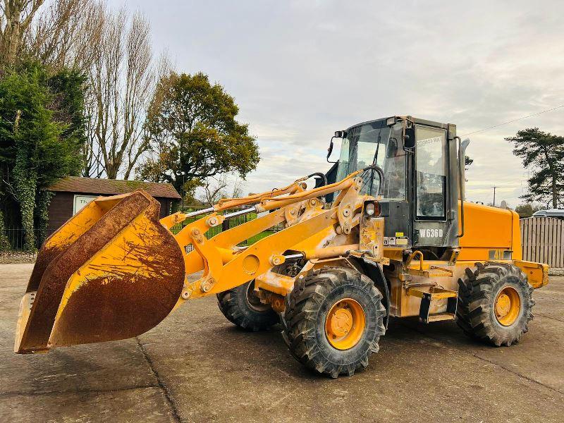 JCB 411 4WD LOADING SHOVEL C/W LOADMASTER 8000 MONITOR  * VIDEO *