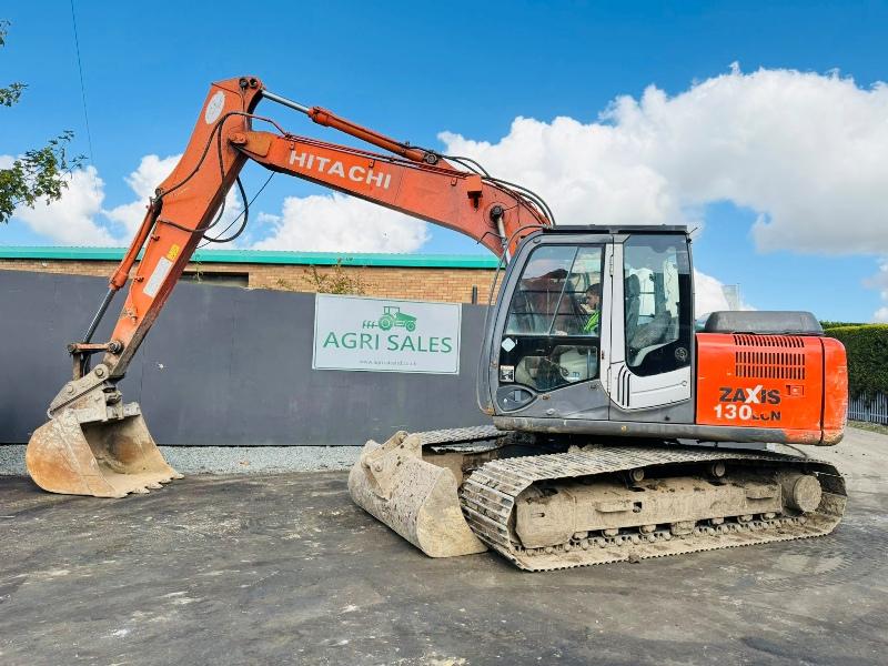 HITACHI ZX130LC-3 TRACKED EXCAVATOR*C/W 2 BUCKETS*VIDEO*