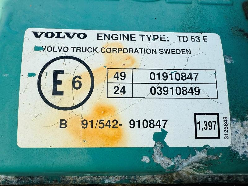 6 CYLINDER VOLVO TRUCK ENGINE*C/W TURBO*VIDEO*