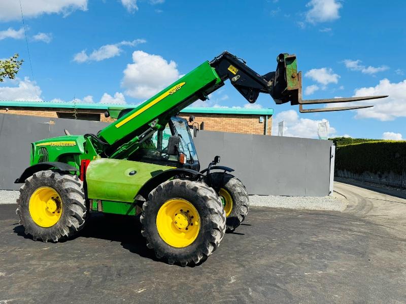 JOHN DEERE 3215 TURBO TELEHANDLER*AG SPEC*C/W PALLET TINES*