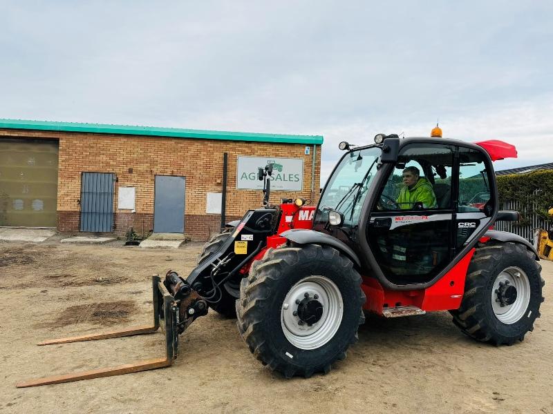MANITOU MLT 634-120 LSU PS TELEHANDLER*C/W PALLET TINES*YEAR 2013*VIDEO*