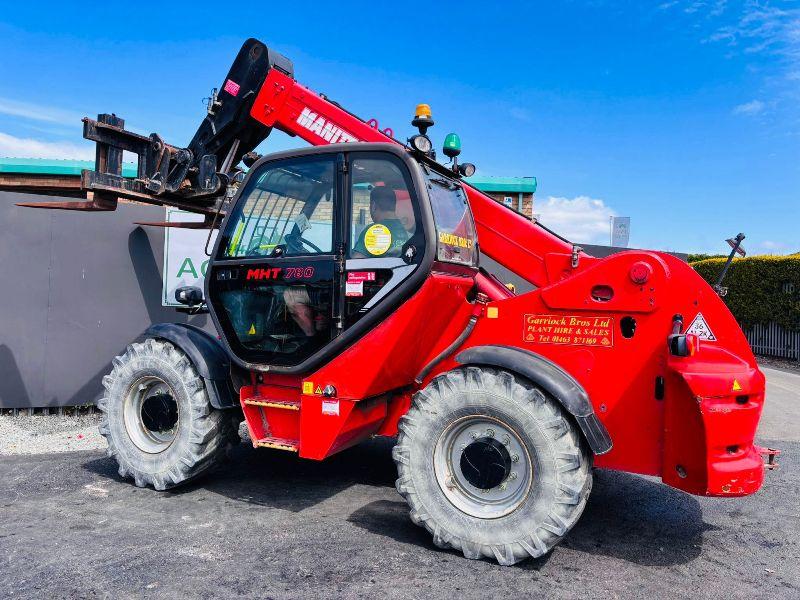 MANITOU MHT780 TELEHANDLER*C/W TINES*YEAR 2015* 5925 HOURS*VIDEO*