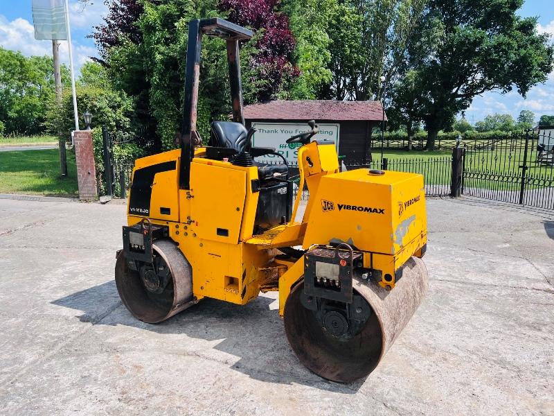 JCB VIBROMAX VMT280 DOUBLE DRUM ROLLER *685 HOURS* C/W ROLE BAR *VIDEO* 