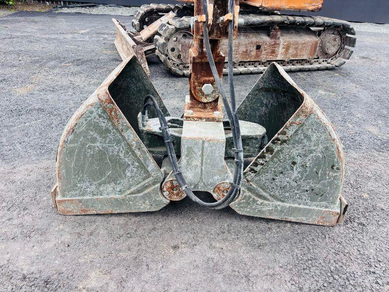 CASE CX75SR RUBBER BLOCK PAD TRACKED EXCAVATOR*C/W CLAMSHELL BUCKET*VIDEO*