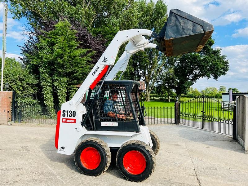 BOBCAT S130 4WD SKIDSTEER *3348 HOURS* C/W BUCKET *VIDEO*