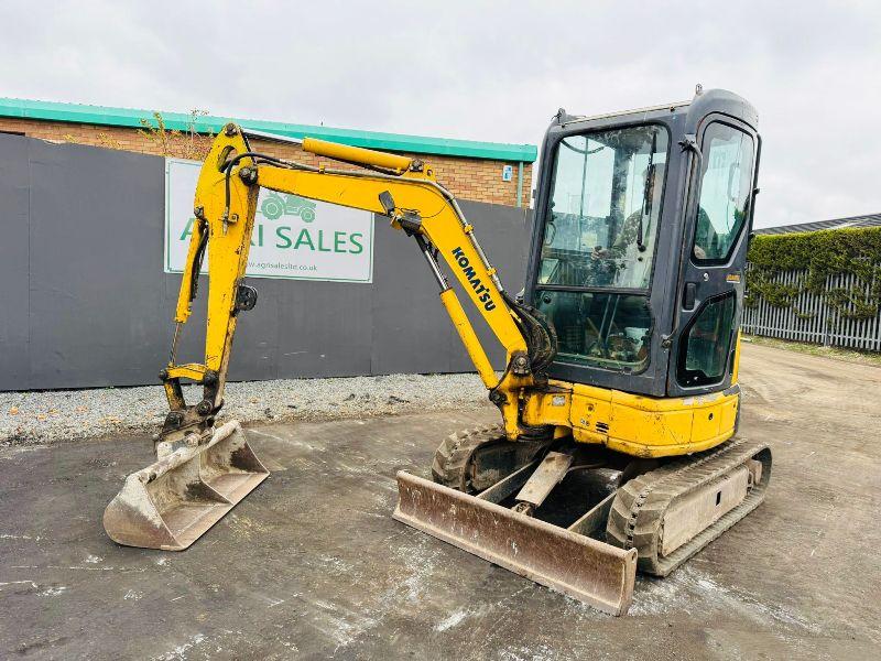 KOMATSU PC20MR EXCAVATOR*C/W BUCKET*YEAR 2010*VIDEO*