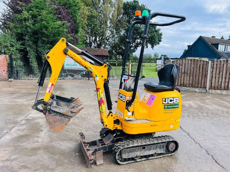 JCB MICRO DIGGER *YEAR 2019, ONLY 338 HOURS* C/W EXPANDING TRACKS *VIDEO*