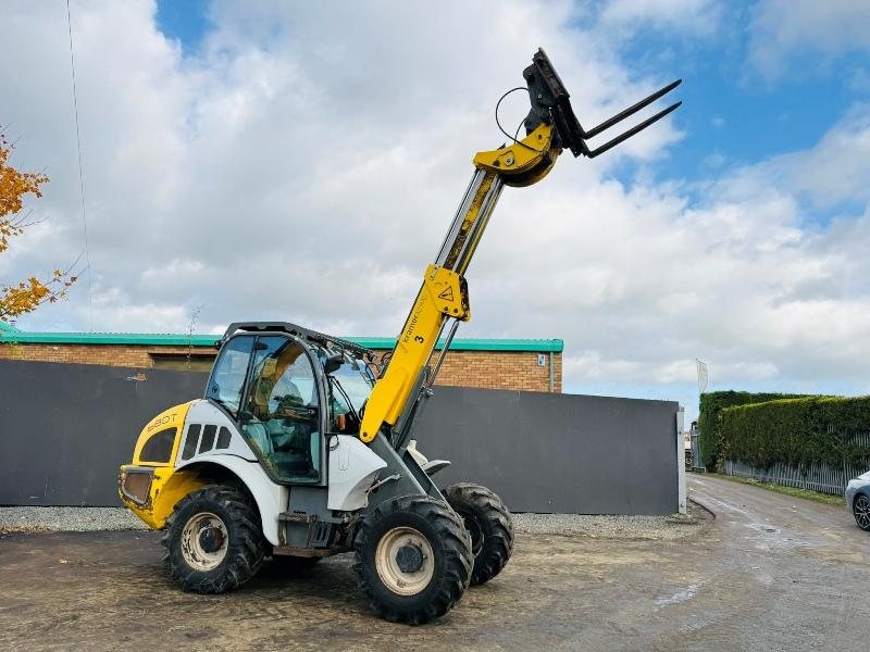 KRAMER 352-10 WHEEL LOADER*YEAR 2012*C/W PALLET TINES*VIDEO*