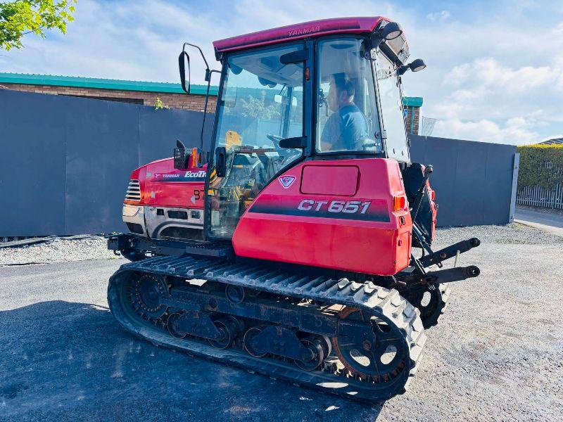 YANMAR CT651 CRAWLER TRACTOR *C/W REAR LINKAGE, PTO AND AC*VIDEO*