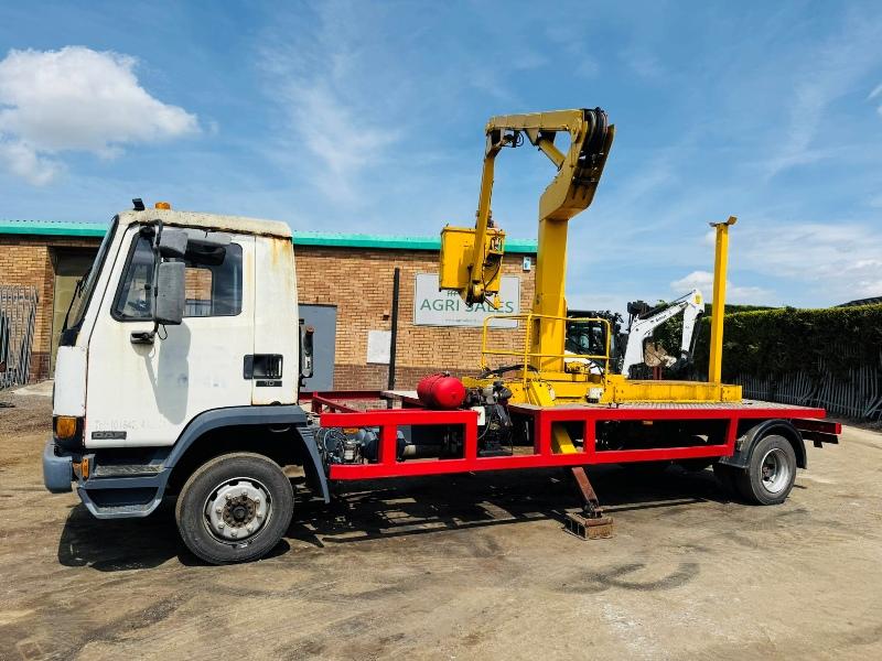 DAF 45-150 LORRY*C/W SUPPORT LEGS AND MANLIFT*VIDEO*