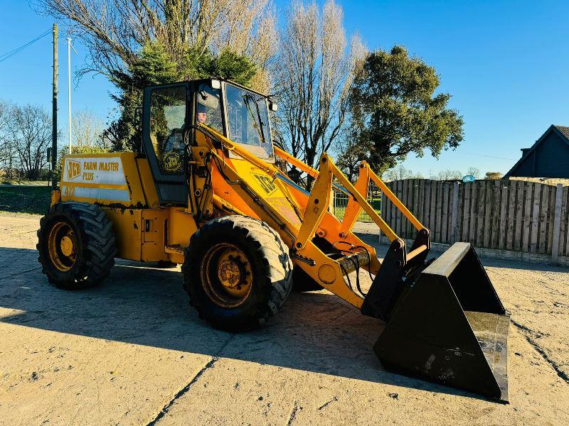 JCB 412 4WD LOADING SHOVEL C/W PERKINS ENGINE & BRAND NEW BUCKET *VIDEO*