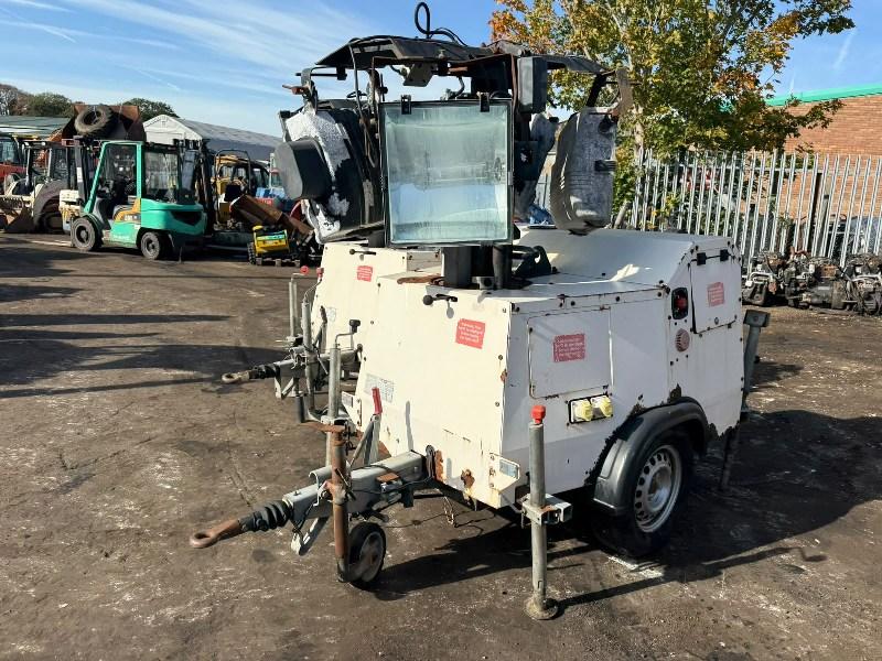 2 X SMC TL90 LIGHTING TOWERS*C/W KUBOTA ENGINES*VIDEO*
