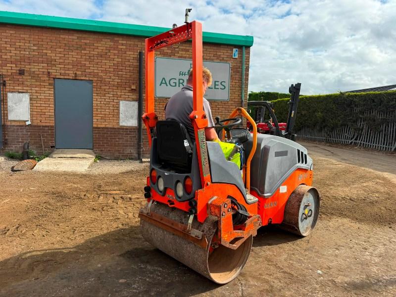 HAMM HD10C VV DOUBLE DRUM ROLLER*C/W ROLL BAR*VIDEO*