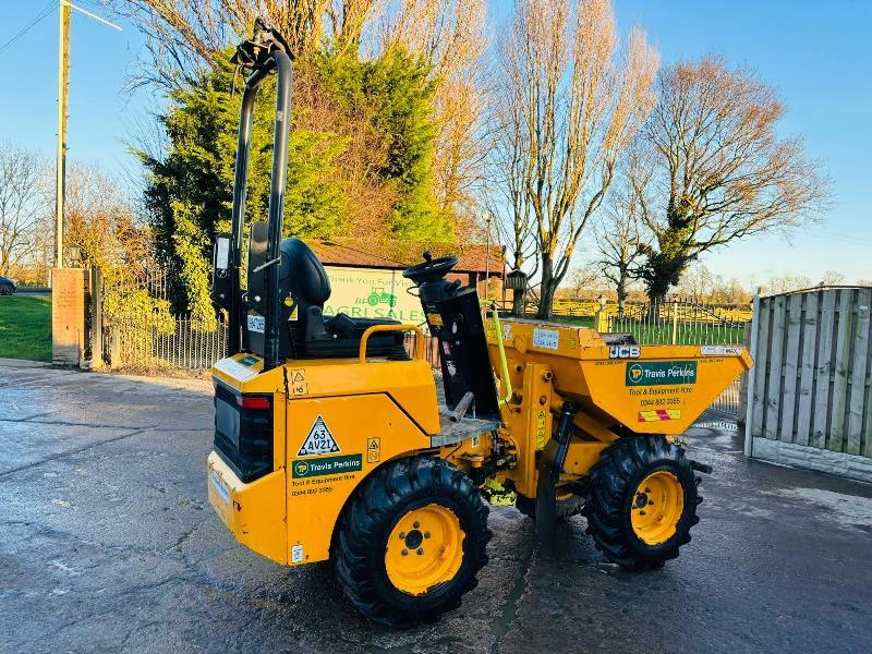 JCB 1T-T HIGH TIP 4WD DUMPER * YEAR 2018, ONLY 718 HOURS *VIDEO*