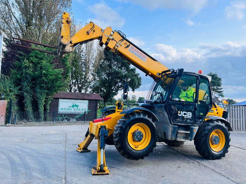 JCB 540-140 HI VIZ 4WD TELEHANDLER *YEAR 2017, 14 METER REACH* C/W TINES *VIDEO*