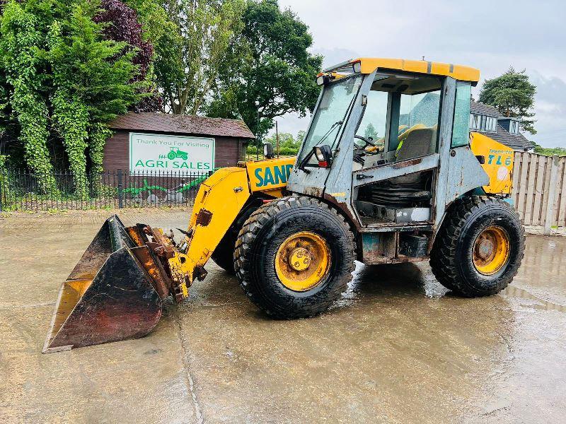 SANDERSON TL6MT 4WD TELEHANDLER C/W STRICKLAND BUCKET *VIDEO*