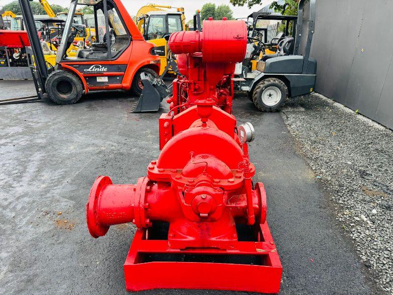 CUMMINGS N-855-F 6 INCH WATER PUMP *C/W 6 CYLINDER ENGINE*VIDEO*