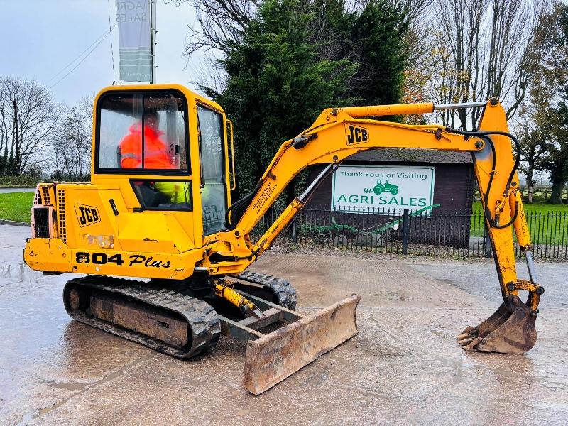 JCB 804 PLUS TRACKED EXCAVATOR *3619 HOURS* C/W RUBBER TRACKS *VIDEO*