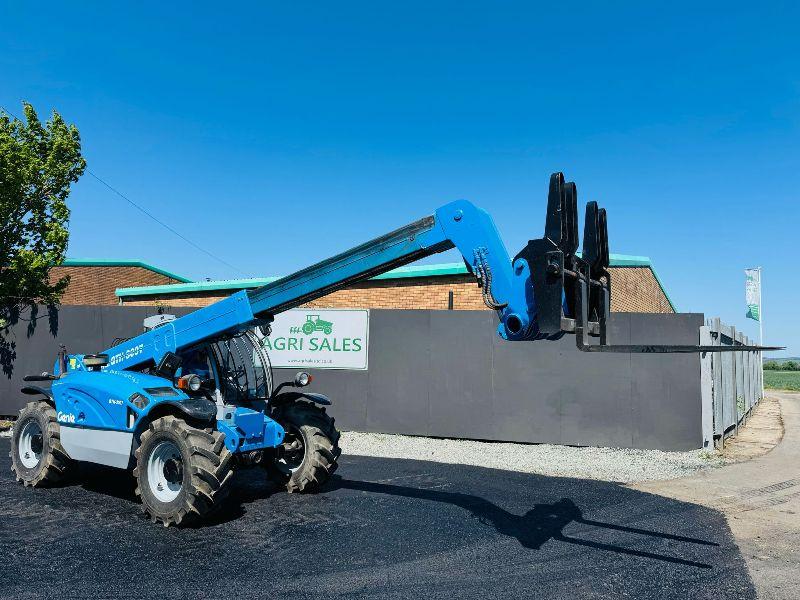 GENIE GTH-3007 TURBO TELEHANDLER *READING 3212 HOURS*C/W PALLET TINES*VIDEO*
