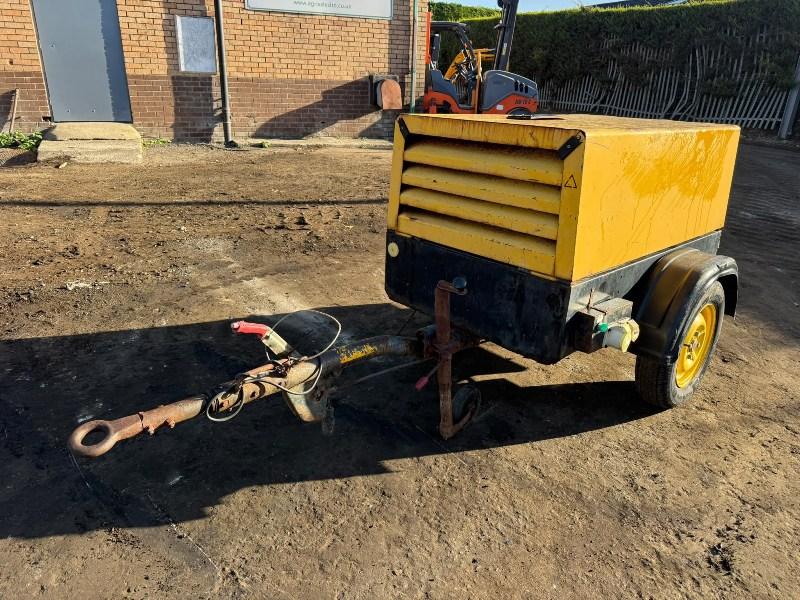 ATLAS COPCO XAS36 AIR COMPRESSOR*C/W YANMAR ENGINE*VIDEO*