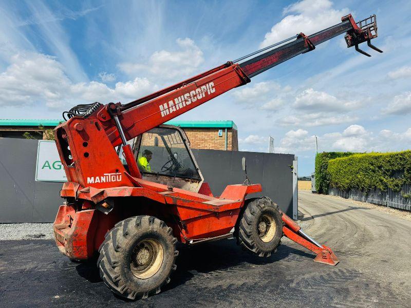 MANITOU MT1230 SCP TELEHANDLER*C/W JACK LEGS AND PALLEET TINES*VIDEO*